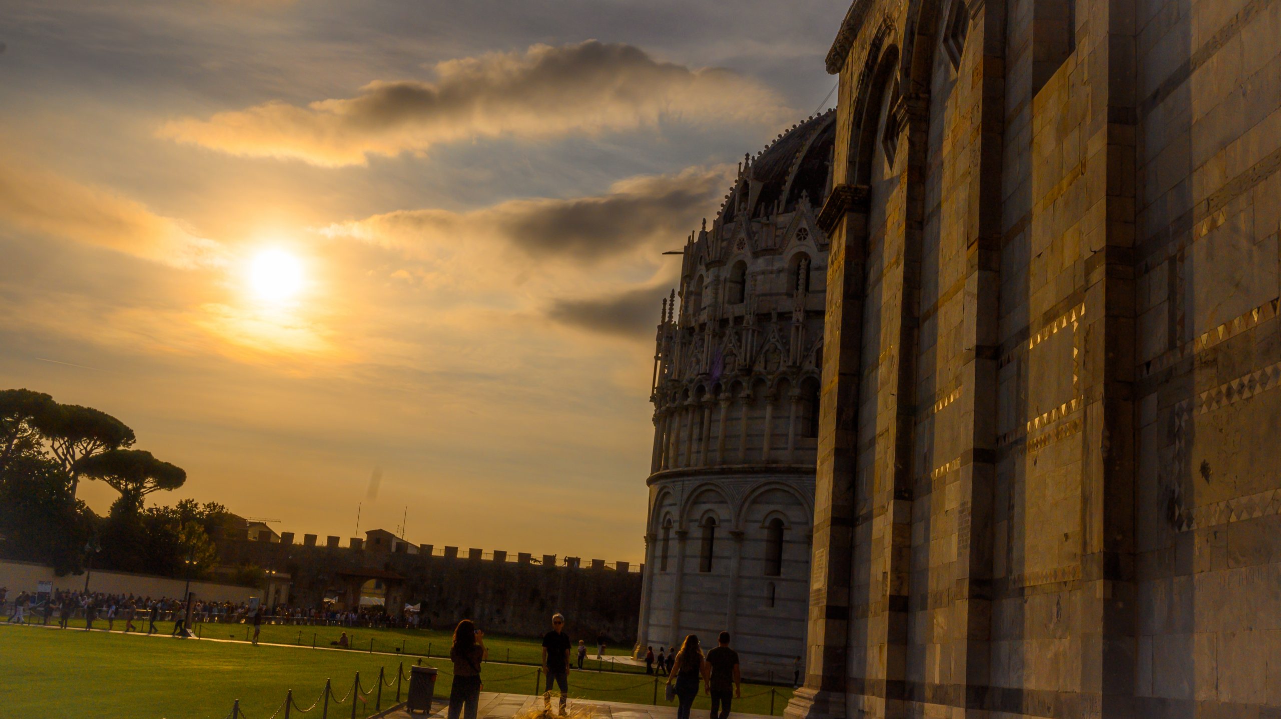 Atardecer en Pisa